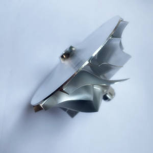 PTE76 76,44/102,40mm 7 + 7 cuchillas Punto de fresado rueda de compresor de palanquilla para PTE7685 Sportman CEA GEN2, PTE7675 Sportsman CEA GEN2 - Product Image 5