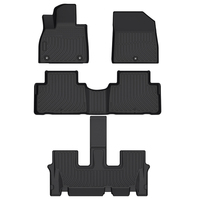 Accessoires de voiture Ensemble complet de tapis de pied de voiture en TPE pour Hyundai Palisade 2020-2023 Tapis de voiture