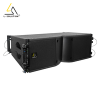 Sistem Audio Pro Line Array Pasif Dua Arah K208 Dual 8 Inch dengan Cakupan 110 Derajat, Box Speaker Kayu Lapis 18mm untuk Klub