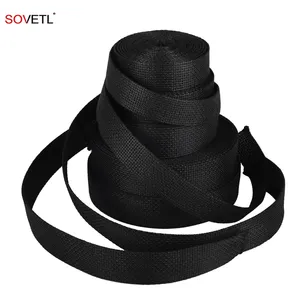 Dyneemas Custom UHMWPE Webbing Black Strap Abrasion Resistant Cut Proof High Strength Dyneemas Durable Lightweight Woven UHMWPE Webbing