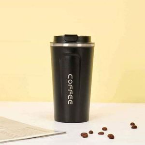แก้วกาแฟสแตนเลส 304 แบบพกพา ใช้ในรถยนต์ แก้วเก็บความร้อน สำหรับธุรกิจ สำนักงาน ของขวัญ แก้วน้ำสองช่อง - Product Image 3