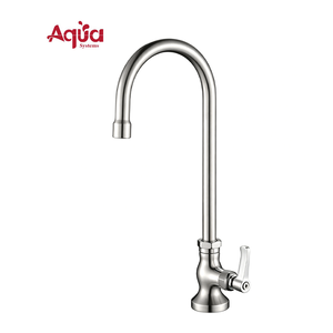 <b>Deck</b> Mounted Commerical Faucet Morden Commercial Faucet for Hotel Stainless Steel Cartridge Single Cold Water Tap Kitchen - Product Image 1