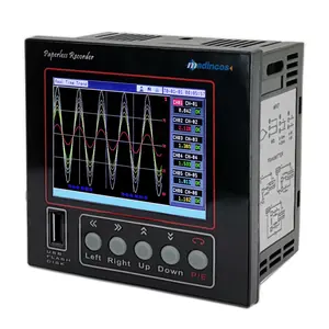 Mpr600: gravador digital de 6 canais, logger de dados de pressão baromeric, temperatura de umidade, sem papel, com usb + rs485 modbus