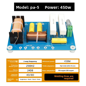 Crossover PA5 de 2 Vías para Audio, Cobre, 12-15 Pulgadas, 400W, HIFI, Divisor de Frecuencia, 2 Vías 1HF/1LF, para Accesorios de Altavoces - Product Image 4