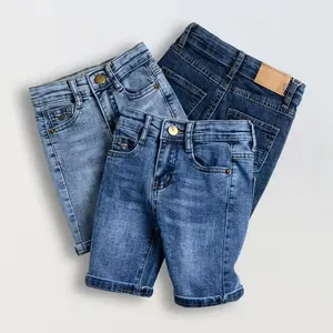 Roupas de bebê Jeans fabricante de fábrica stock3 cores calças jeans para meninas desgastadas