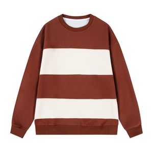 Suéter personalizado con logo de marca, estilo holgado con cuello redondo grande, para hombre, cómodo y a la moda, para primavera y otoño. - Product Image 1