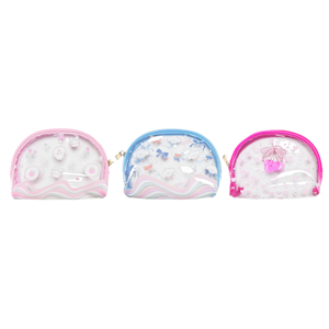 PVC bút chì trường hợp trong suốt vỏ túi Kawaii văn phòng phẩm Pouch trang điểm lưu trữ túi trường nguồn cung cấp mỹ phẩm tổ chức dây kéo - Product Image 1