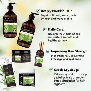 Kit de Soins Capillaires Marque Blanche Professionnel, Sans Sulfates, Bio, Traitement Anti-Pelliculaire et Réparateur, Fortifiant à la Menthe Poivrée et au Romarin - Product Image 5