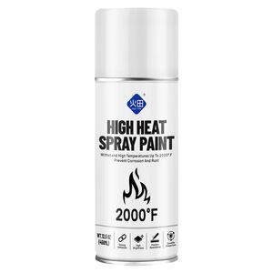 Pintura en <span class=keywords><strong>Aerosol</strong></span> Negra Satinada de Alta Temperatura para Barcos, 450 ml, Revestimiento Líquido Acrílico, Resistente a 2000F, Secado Rápido - Product Image 1