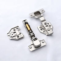 Charnière dissimulée réglable 3D à fermeture amortie hydraulique pour cuisine, salon, hôpital, en acier laminé à froid, à bas prix, pour armoire à chaussures