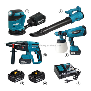 <strong>Makita</strong> 18V <strong>Brushless</strong> 4-in-1 <strong>Multi</strong> Power <strong>Tool</strong> Combo Kit 6.0Ah Lithium Battery DC18RC Original Fast Charger Full Complete <strong>Tool</strong> Set - Product Image 1