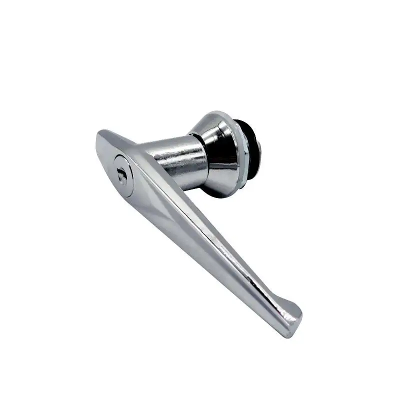 Hengsheng MS304 Zinc Alloy Door Lock Handles Knobs industrial metal electrical cabinet handle lock with key