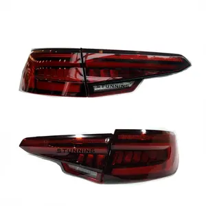 Original LED tail lamp back lamp tail light assembly for Audi A4 B9 rear light 2017-2020 plug and play