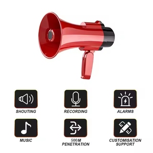 Bán buôn loa cầm tay công suất cao, sạc lại được, còi báo động không dây, loa phóng thanh tầm xa - Product Image 2