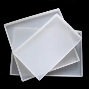 方形长方形大套硅胶模具DIY水晶水滴厚方形硅胶模具托盘