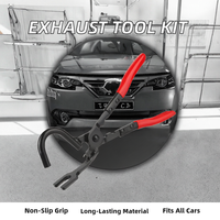Pince à joint d'échappement en caoutchouc pour voiture, pince de démontage de joint de tuyau d'échappement, extracteur de support d'échappement, outils à poignée antidérapante pour carrosserie automobile