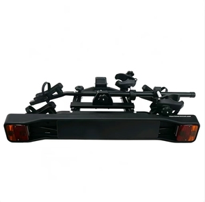 Remolque de Bicicleta <span class=keywords><strong>Doble</strong></span> Estándar Europeo, Portaequipajes con Suspensión para Vehículos Pesados y Portaequipajes Multifuncional - Product Image 3