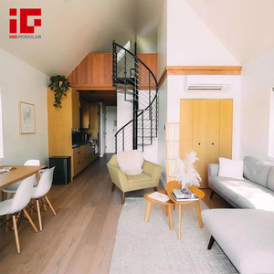 كوخ جاهز على شكل حرف A، منازل صغيرة للعطلات، إيجارات Airbnb، وحدات سكنية بسقف مثلث، منزل خشبي، فندق، فيلا بإطار فولاذي - Product Image 4