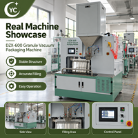 Machine d'emballage sous vide industrielle pour riz, céréales, haricots, graines, granulés alimentaires avec contrôle PLC