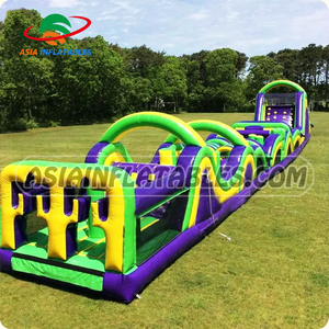<span class=keywords><strong>Parc</strong></span> à thème gonflable géant de maison de rebond avec parcours d'obstacles <span class=keywords><strong>pop</strong></span> château gonflable de ninja warrior course d'obstacles - Product Image 6
