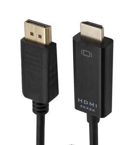OEM 4K * 2K DP <span class=keywords><strong>Displayport</strong></span> mâle vers <span class=keywords><strong>HDMI</strong></span> femelle <span class=keywords><strong>câble</strong></span> adaptateur convertisseur boîtier 4mm Stock <span class=keywords><strong>144hz</strong></span> moniteur 1 * DP poly-sac plastique PVC or - Product Image 5