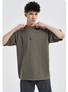 Heavy weight sprinting <b>plain</b> multi color men's t-shirt crew neck customize <b>tshirt</b> wholesale causal 100% cotton t shirt for men - Product Image 6