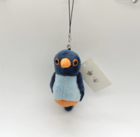 Vente en gros OEM d'usine : Porte-clés en peluche mignons en forme d'oiseaux, jouets en peluche personnalisés, jouets en peluche doux et animaux en peluche pour cadeaux d'enfants et pendentifs de sac
