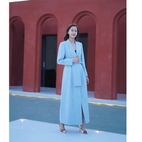 Dernier design de blazer long personnalisé pour femmes, robe de bureau, nouvelle abaya pour femmes musulmanes