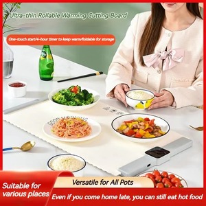 Nouvelle plaque chauffante portable à minuterie pour aliments, pliable et multifonctionnelle, pour la maison, coussin chauffant électrique pour repas - Product Image 2