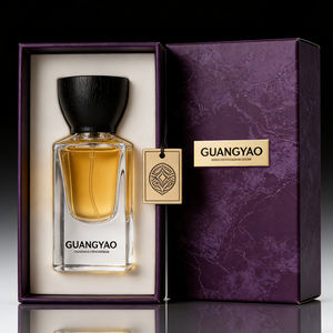 Flacon <span class=keywords><strong>de</strong></span> <span class=keywords><strong>parfum</strong></span> <span class=keywords><strong>vide</strong></span> <span class=keywords><strong>de</strong></span> luxe, nouveau, en verre mat à fond épais, carré, avec capuchon serti, 30ml 50ml, avec couvercle en bois et boîte cadeau - Product Image 5