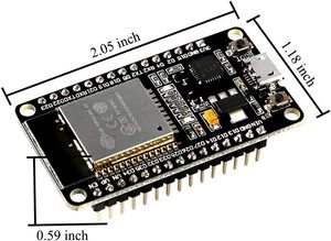 Carte de développement ESP-WROOM-32 ESP32, WiFi double mode 2,4 GHz + I2C, microcontrôleur double cœur pour <span class=keywords><strong>IDE</strong></span> AP STA - Product Image 5