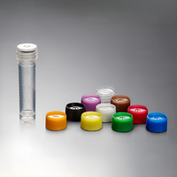 Flacons cryogéniques pour cellules de 0,5 ml, 15 ml, 20 ml, 50 ml avec capuchon codé par couleur, tube de stockage cryogénique conique rond avec joint annulaire pour la congélation