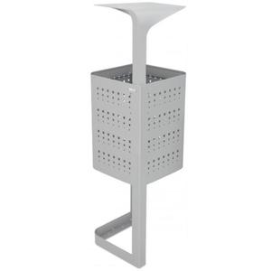 Cestino per Rifiuti Standard Atenas Urbana Zincato 50 L Certificato Biologico - Product Image 1