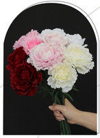 Fleur artificielle de carnation en tissu hydratant au toucher réel, vente en gros d'usine, pour la décoration de la maison et des événements, cadeau de la Fête des Mères