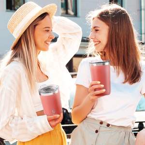 <span class=keywords><strong>IDEUS</strong></span> US Almacén 20 oz Vaso aislado al vacío de doble pared de acero inoxidable con tapa - Product Image 6