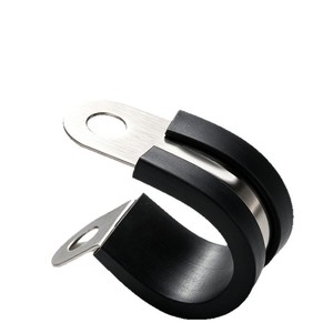 Collier de serrage en caoutchouc de 16 mm en acier inoxydable pour la protection des faisceaux de câbles automobiles et l'industrie lourde - Product Image 1
