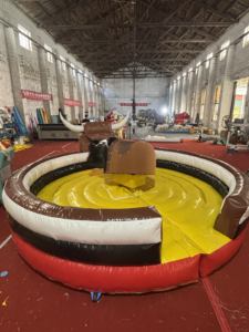 Máquina de Montar Toro para Parque de Atracciones, el Famoso Toro Oscilante Español de Internet, con Máquina de Toreo de Lujo para Jugar - Product Image 3