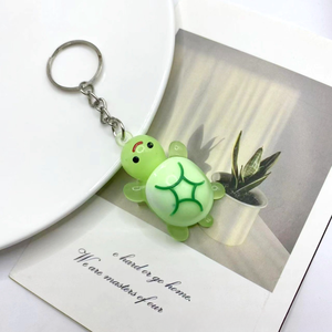 Bán Buôn Dễ Thương Phim Hoạt Hình Nhỏ Rùa Silicone <span class=keywords><strong>Keychain</strong></span> Thời Trang Kid Của Kim Loại Key Chủ Xe Mặt Dây Chuyền Túi Keyring Tùy Chỉnh - Product Image 4