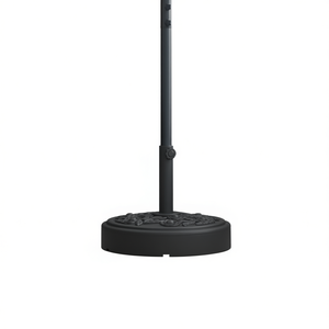 Base de parasol de patio en polyéthylène noir, base de meuble d'extérieur lestée de 55 lb pour utilisation en patio - Product Image 1