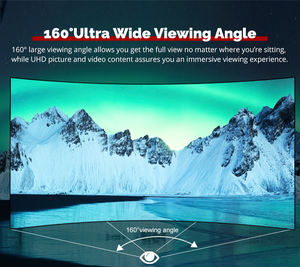 Écran mural LED incurvé 1000x250mm <span class=keywords><strong>4K</strong></span> avec pas de pixel de 3,91 mm pour publicité intérieure, église, centre commercial, utilisation en colonne - Certifié CE 3840Hz - Product Image 2