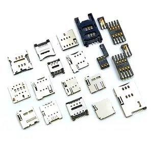 card connector Flash empuje tarjeta/tarjeta micro sd, hembra empujar, empujar, conector de tipo SMD T-Pez sim tarjeta