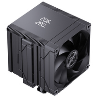 SNOWMAN MT660 radiateur de refroidissement CPU haute performance 6 tuyaux Base en cuivre affichage numérique Top Logo TOP tours magnétiques ventilateurs refroidissement