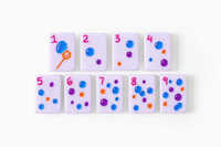 2026 Hot Selling Modern American Mahjong Tiles Acrylic Cheeky Line Lilac High Grade Custom Portable Durable Luxury Family Game