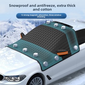 Nouvelle Housse de Protection Hivernale pour Pare-Brise de <span class=keywords><strong>Voiture</strong></span> – Imperméable, Anti-Neige, Anti-Givre, Anti-Congélation, Pare-Soleil, Demi-Housse - Product Image 5