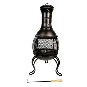 Special Offer Outdoor Heater Chiminea Vertical Metal American Patio Wood Burning Fire Pit For Backyard