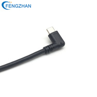 Maßgefertigtes Kabel vom Hersteller: 90-Grad-Winkel Typ-C USB 3.0 zu AM USB 2.0 Verlängerungs-Datenkabel