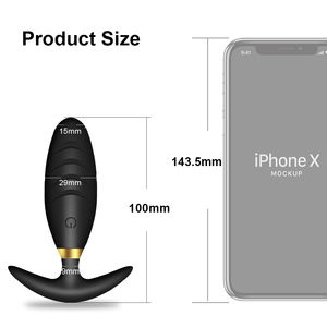 Vibratore anale Butt Plug massaggiatore prostatico con telecomando Wireless indossabile vibrazione uovo Dildo giocattoli del sesso per donne uomini adulti - Product Image 6