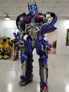 Decoraciones de fiesta 2,7 m LED Robot disfraz adulto usable Cosplay <span class=keywords><strong>gigante</strong></span> tamaño real traje realista fiesta juego de rol 3D personalizado - Product Image 2