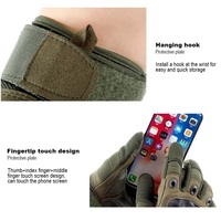 Gants tactiques d'entraînement en microfibre de polyester durables, résistants aux déchirures, compatibles avec les écrans tactiles, gants de combat tactiques à doigts entiers
