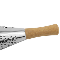 Manche en bois manuel ustensile de maison en forme de cône râpe à fruits et légumes trancheuse et broyeur d'ail-pour accessoires de cuisine à domicile